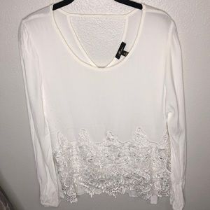 Long sleeve white Blouse